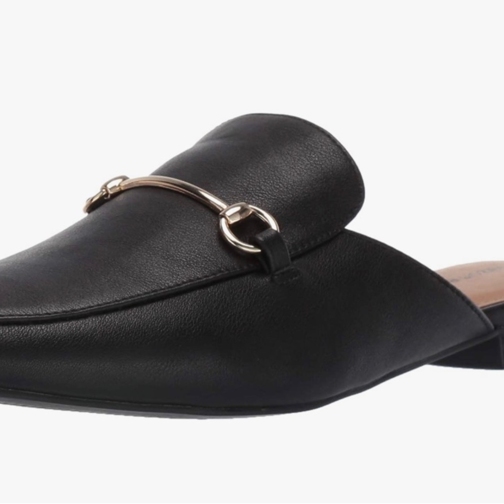 Size 10 black slip on dress shoes